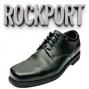 Rockport Men’s Hydro Shield Waterproof Slip-Resist Work Shoes 9.5W Black Used